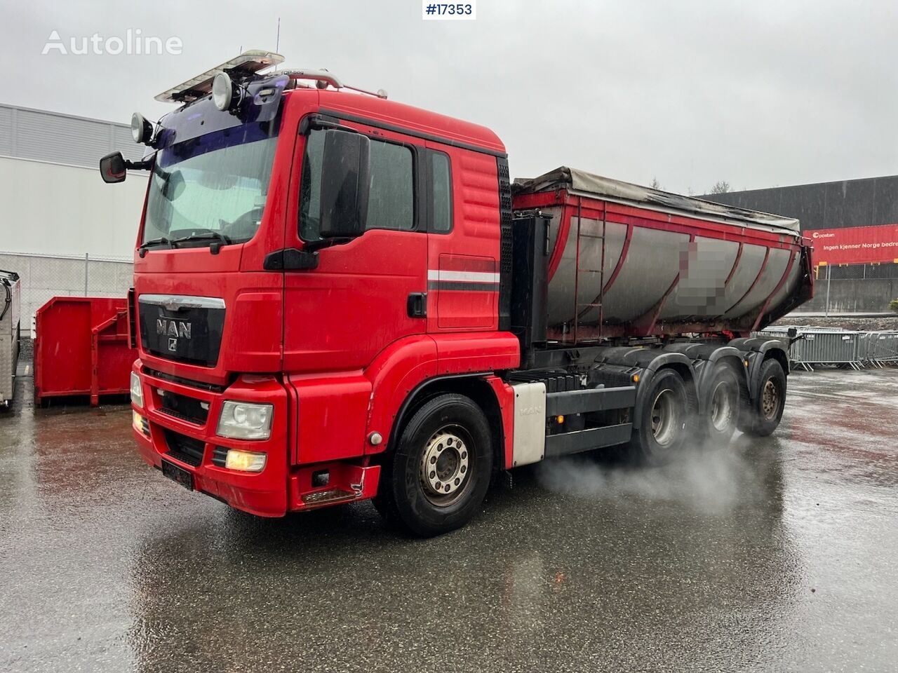 Cami O Basculante Man Tgs Asphalt Truck X W Hydraulic