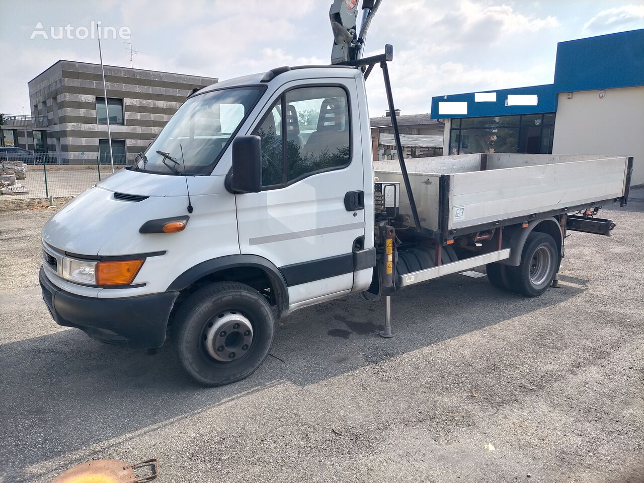 Cami O De Caixa Aberta Iveco Daily C Gru Pm Sfili Cassone