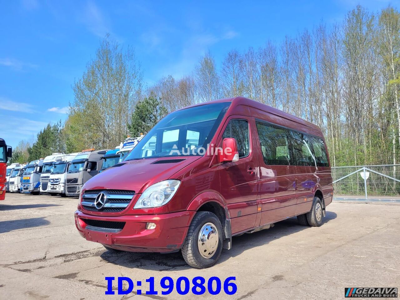 autocarro urbano Mercedes-Benz Sprinter 518 Euro4 22 Place