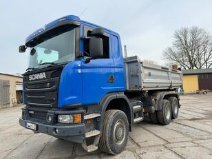 camião basculante Scania G450 6x6 Meiller Bordmatik, 2015 year