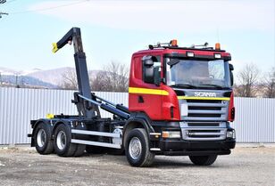 camião polibenne SCANIA R 420 6x4 Emlőhorgos