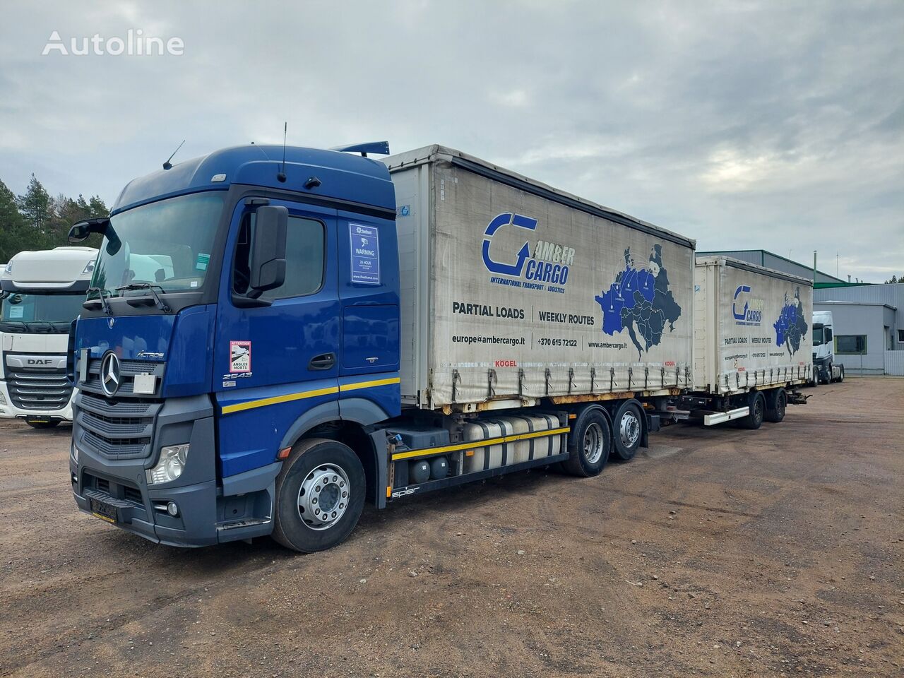 camião chassi Mercedes-Benz ACTROS 2543 witch KRONE