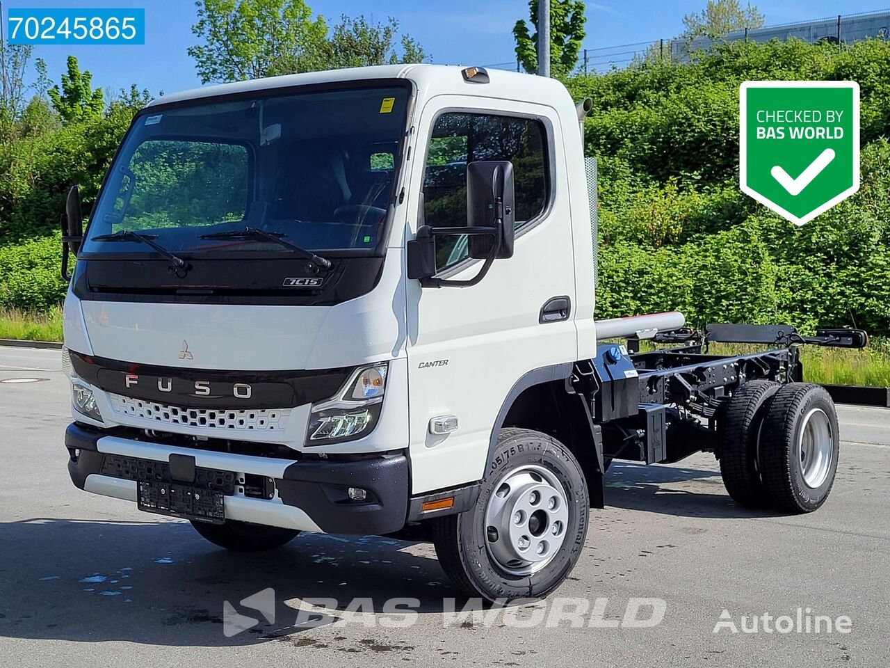 camião chassi Mitsubishi Canter 7C15 4X2 Chassis LED Euro 6