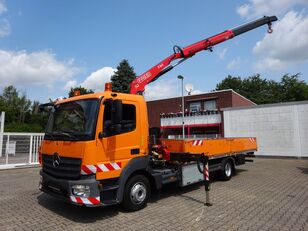 camião de caixa aberta Mercedes-Benz 1024 Atego Pritsche + Fassi F85 Kran