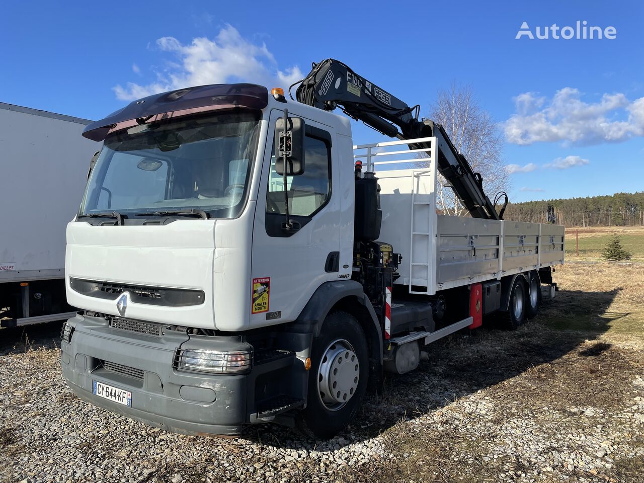 camião de caixa aberta Renault Premium 370 DCi !! 6x2 !! HDS Fassi F150