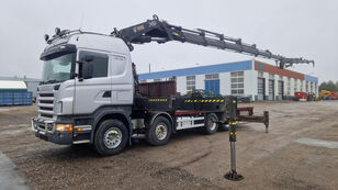 camião de caixa aberta Scania R500 8X4 HIAB 800E-6 + JIB