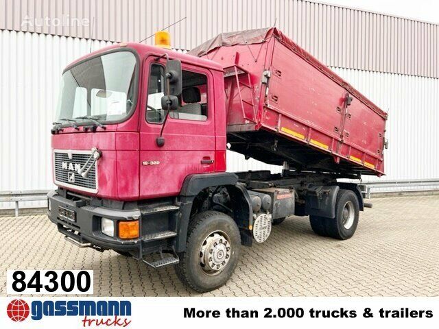 camião de transporte de cereais MAN 19.322 FAK 4x4 BB, Getreidekipper ca. 15m³