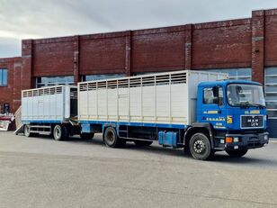 camião de transporte de gado MAN 19.372 4x2 Livestock Guiton - Truck + Trailer - Manual gearbox -