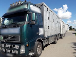 camião de transporte de gado Volvo FH 12 Animal transporter
