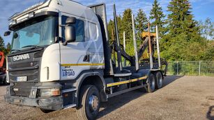 camião de transporte de madeira Scania G480