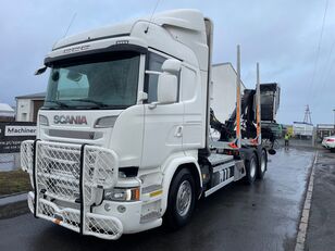 camião de transporte de madeira Scania R 520 do DO DREWNA DRZEWA