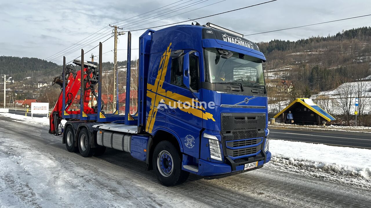 camião de transporte de madeira Volvo FH13 500 6x4