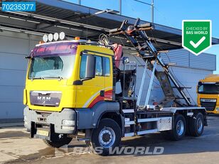 camião polibenne MAN TGS 26.440 6X6 NL-Truck Manual HMF1643 Z2 Crane Kran Euro 4