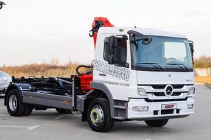 camião polibenne Mercedes-Benz ATEGO 1322 HÁKOVÝ NOSIČ KONTAJNEROV + HYDR. RUKA EURO 5