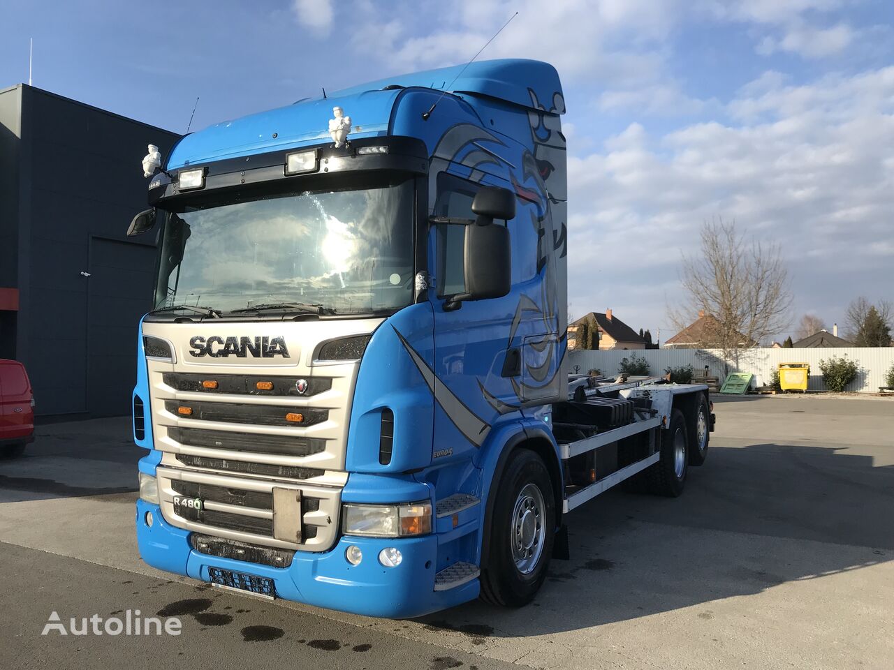 camião polibenne Scania G400 EU5 6X2 MULTILIFT