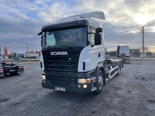 camião polibenne Scania R440 / 6X2 / AUTOMAT / RETARDER / LODÓWKA / STAN BDB