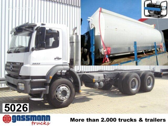 camião-tanque Mercedes-Benz Axor 2633 K/39 6x4 RHD novo