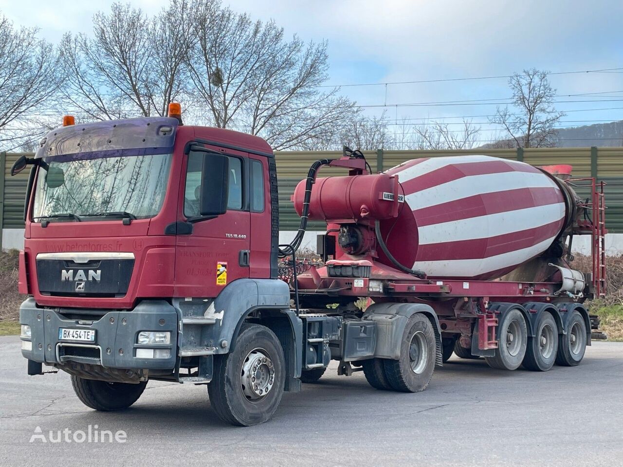 camião tractor MAN TGS 18.400 + semi-reboque betoneira