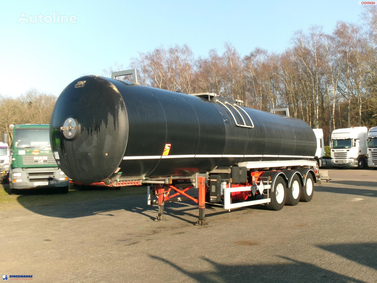 cisterna de betume Magyar Bitumen tank inox 31 m3 / 1 comp + ADR