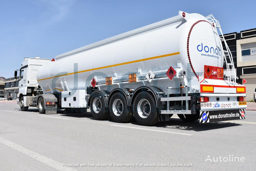 cisterna de transporte de combustíveis Donat Aluminum Fuel Tanker with Bottom Loading novo