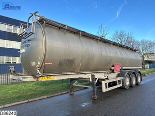 cisterna para produtos químicos Menci Chemie 37100 liter RVS chemie tank, 1 Compartment
