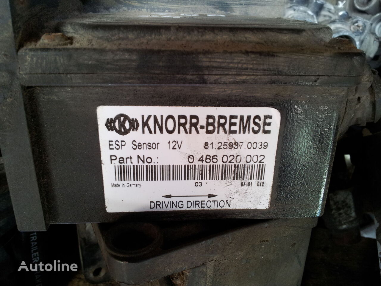 centralina Knorr-Bremse TGA, TGX, ESP sensor para camião tractor MAN TGA, TGX