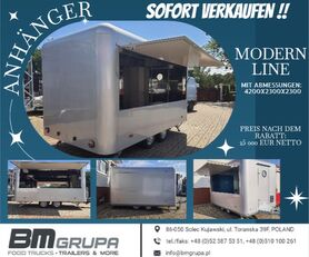 reboque comercial BM Grupa Modern Line 4,2m - Anhänger - Food Trucks - SOFORT VERKAUFEN novo