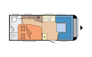 reboque de caravana Hobby EXCELLENT 540 WFU