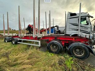 reboque de transporte de madeira Mjölbysläpet VFL4-100-36