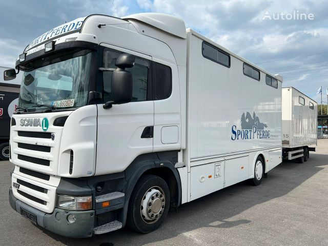 transporte de cavalos Scania Pferdetransporter