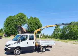 camião de caixa aberta < 3.5t IVECO Daily 35C15 Doka Flatbed Crane Effer 28/3S