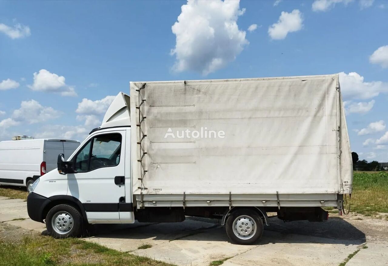camião de toldo < 3.5t IVECO Daily 35s14 2.3 hpi skrzynia lagunkowa paka aluminiowa hak lawet