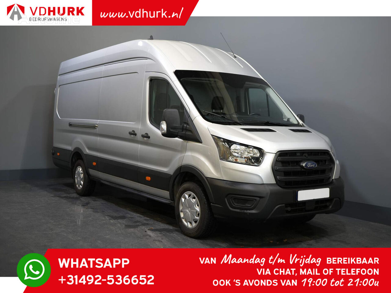 furgão Ford Transit 2.0 TDCI 170 pk L4H3 Jumbo 3.500 KG Trekhaak + TOPSTAAT!