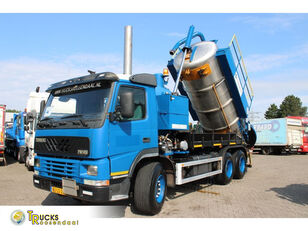 camião aspirador Terberg FM 1450 WITTIG VACUM SYSTEM + TIPPER + FULLY WORKING + EURO 2 +