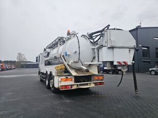 camião de limpeza e desobstrução de fossas Mercedes-Benz WUKO MULLER COMBI FOR SEWER CLEANING