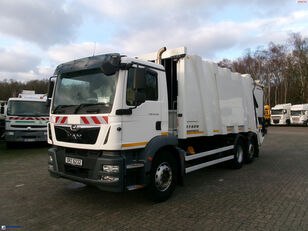 camião de lixo MAN TGM 26.320 6X2 Euro 6 RHD Faun refuse truck